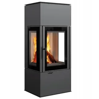 Kratki THOR View Ø 150 8 kW mit Türfeder Schwarz