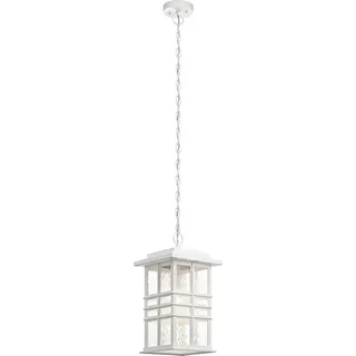 Elstead Lighting Laterne weiß E27 IP44 spritzwassergeschützt dimmbar