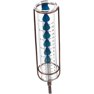 VICASKY Regenmesser Für Garten Mit Metallpfahl Dekorativer Regenmesser Zur Einfachen Regenmessung Abnehmbarer Messbecher Mit Kapazität Stilvoller Gartenstecker