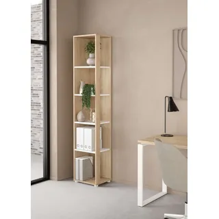 Home Affaire Aktenregal 79,6 x 34,3 x 204,7 cm Weiß