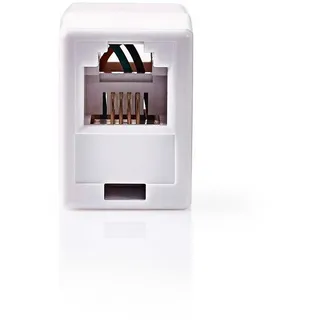 Nedis RJ11-Kupplung NEDIS CTGB90920WT Adapter beidseitig Buchse Weiß