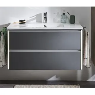 Pelipal Serie 6040 Waschtischunterschrank W02003S10, B:983, H:536, T:455mm W02003S10