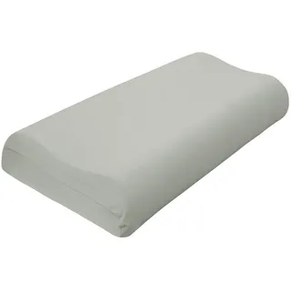 Traumschlaf Universal Bezug für Nackenstützkissen L-XL, Höhe 11-14 cm | silber - grau