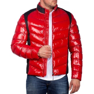 Cipo & Baxx Steppjacke Herren Winterjacke Jacke BA-CM171 (1-St) im glänzenden Design rot XXL