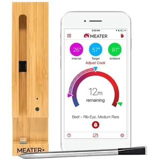 Meater, Grillthermometer, Rustfrit stål - m. WIFI - 50 meters raekkevidde
