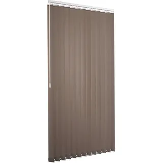 Lamellenvorhang Komplettset Ventanara Vertikaljalousie 89mm inkl. Montagematerial (Taupe (tageslicht), B100 x H250 cm)
