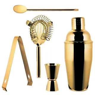 Butlers Cocktail-Set MANHATTAN LOUNGE 5-tlg. in Gold | Gr.: onesize