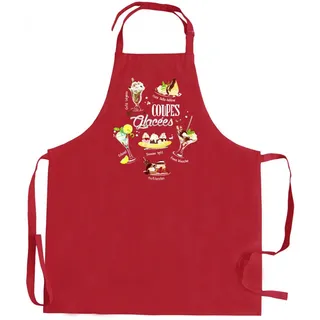 Winkler Küchenschürze, Rot, Textil, 72x90 cm, Kochen, Geschirrtücher & Schürzen, Schürzen