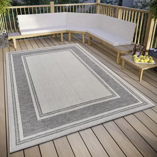 HANSE HOME Cast Outdoor-Teppich 76 x 150 cm Beige/Grau