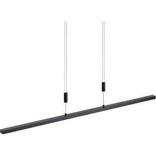 LINDBY Arneja 2-flg. 120 cm schwarz Aluminium