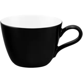 Seltmann Weiden Espressotasse Life Fashion glamorous black, Schwarz, Keramik, 90 ml, Kaffee & Tee, Tassen, Espressotassen