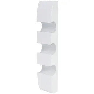 Mendler Weinregal Colmar Wandregal 54 x 13 x 9 cm Weiß