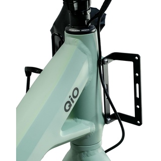 Fahrer Multiadapter für QiO Kompakträder - Adapter für Vier Zubehörteile, Flaschenhalter, Schloßhalter, aus Edelstahl