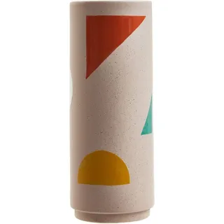 Premier Housewares große abstrakte Vase, handwerklich gefertigte Keramikvase für das moderne Zuhause, stylische Steinzeugvase für das Wohnzimmer