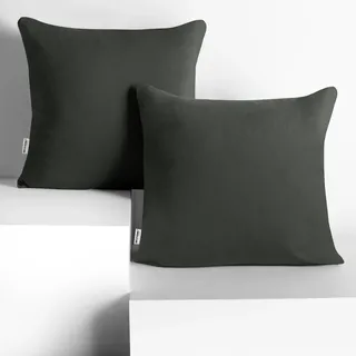 DecoKing Kissenbezug 80x80 cm Grau/Gold/Silber