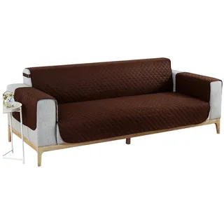 Rosnek Sofahusse Wasserabweisende, Antirutschmatte, für 1/2/3-sitzige Armlehnsofas, mit elastischem Band, für Haustiere 58 cm