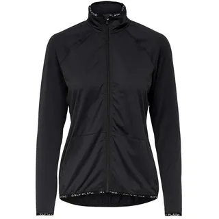 Only Play Damen Onpperformance Athl Bay Ls Highneck Zip Sweatshirt, Schwarz, M EU - M