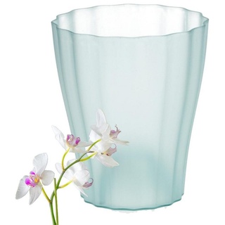 GarPet Blumentopf Orchideentopf Blumen Orchideen transparent durchsichtig Ø 16 cm glas Ø 16 cm