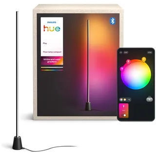 Philips Hue Play Stehleuchte, RGBWWIC LED, 122 cm, Mehrfarbige Farbverläufe, Smart Lighting, Alexa, Google Home, Apple Home, TV-Synchronisation erfordert Hue Bridge und Sync Box (separat erhältlich)