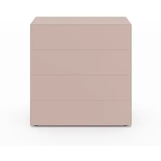 Create Kommode mit 4 Schubkästen Rose Gleiter
