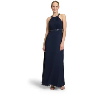 Vera Mont Abendkleid Rückenfrei Blau 46