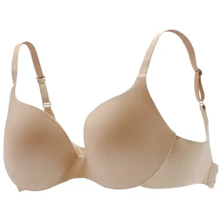 Royal Lounge Bügel-BH Royal Fit (1-tlg) T-Shirt BH mit nahtlosen Cups beige 85