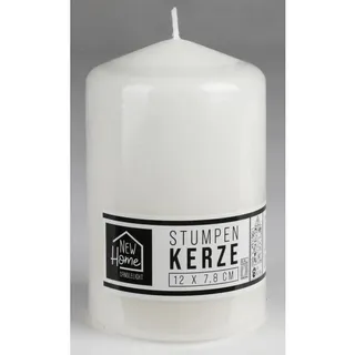New Home Stumpenkerze 6 Stück Stumpenkerzen 12x7,8cm je 50h Brenndauer Weihnachten