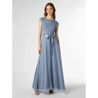 SWING Abendkleid blau|grau