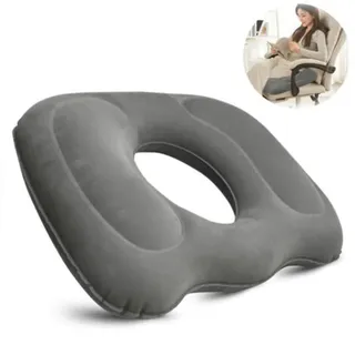 Tigrezy, 45 X 39 Cm Aufblasbares Hämorrhoiden-sitzkissen – Rundes Orthopädisches Sitzkissen Mit Pumpe, Lindert Hämorrhoiden, Steißbeinschmerzen Oder Schmerzen Nach Der Geburt