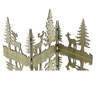 Riffelmacher & Weinberger Waldpanorama 50 cm Braun/Weiß