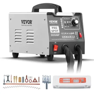 Vevor Ausbeulspotter, Autokarosserie-Punktschweißgerät zum Ausbeulenziehen mit 7 Schweißmodi & einstellbarer Leistung, 1,8 kW Dent Puller zum Ausbeulenentfernen für Auto- & LKW-Ausbeulenreparatur
