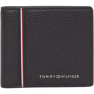 Tommy Hilfiger Herren Geldbeutel Corp Mini Wallet aus Leder, Schwarz (Black), Einheitsgröße - OS