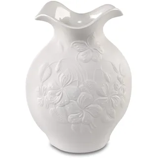 Kaiser Porzellan Vase, Weiß, 20cm