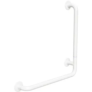 Brillantbad BELP Duschgriff Steckbar Rechts Eisen Weiß 110x625x675 mm, 120 kg Traglast für Bad & WC >> zum Bohren
