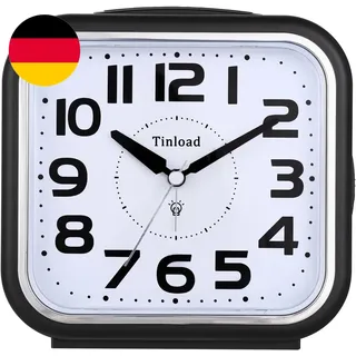 Analog Seniorenwecker Mit Nachtlicht, 5.5 Zoll Großes Zifferblatt, Tischuhr Mit