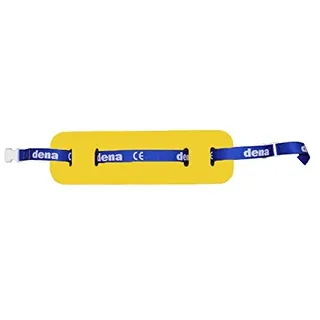 Schwimmgürtel Kleinkind Schmal mit Sicherheitsverschluß 100cm 0-4 Jahre verstellbares Gurtband. Auftriebshilfe. NEU&Original (Gelb)