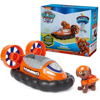 Paw Patrol, Zuma's Hovercraft, Spielzeugfahrzeug mit Sammel-Actionfigur, nachhaltig denkendes Kinderspielzeug für Jungen und Mädchen ab 3 Jahren