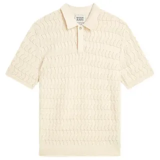 Scotch & Soda Poloshirt Poloshirt Kurzarmshirt mit Polokragen (1-tlg., 1) beige XL (52)