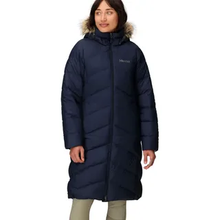 Marmot Damen Wm's Montreaux Coat, Leichte Daunenjacke, wasserdichter Daunenparka, warmer Wintermantel, regendichte Winterjacke, winddichte Funktionsjacke mit Kapuze, Midnight Navy, XS