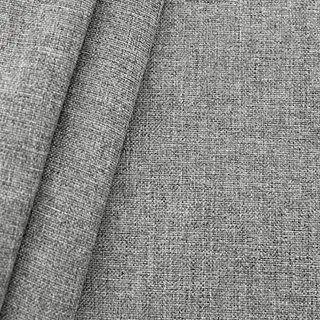 STOFFKONTOR Polsterstoff Möbelstoff Stoff - Meterware, Farbe Silber-Grau meliert - für Polsterarbeiten, Stühle, Kissen, Taschen UVM.