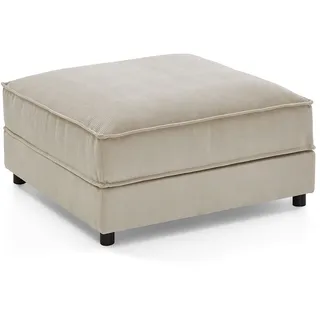 OTTO home Hocker Valan Cord 85 x 41 x 85 cm Beige