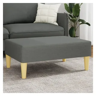 vidaXL Fußhocker Dunkelgrau 77x55x31 cm Stoff