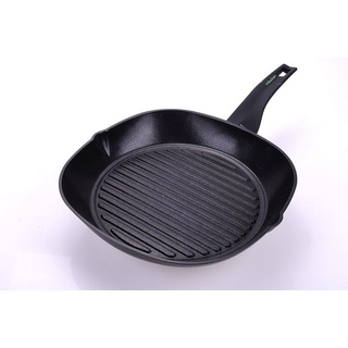 Moneta 0003681428 Nova Grill pan, Aluminium, Black, Pfanne + Kochtopf