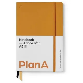 Notizbuch A5 Softcover Liniert Mandarin Orange