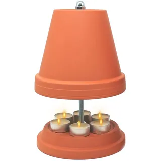 Teelichtofen Keramik Orange Groß Teelicht Raumheizung Kerzenheizung | Kerzenofen, Heiztisch, Kaminwärmer, Für Heim Schlafzimmer Dekor, Ohne Kerze