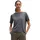Regular Fit T-Shirt Lyocell-Baumwoll-Mix Anthrazit S