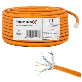 Premium X Verlegekabel Cat7 S/FTP 25 m