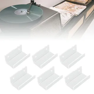 [wandmontage] Transparentes Akustik-wandregal Für Schallplatten/cds