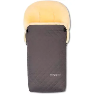 Hofbrucker Lammfell-Fußsack Putzi Limited Edition" grau