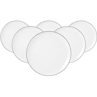 SELTMANN WEIDEN Frühstücksteller 20 cm schwarz 6er Set